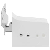 Vidaxl kast hangbeugel 261 pcs wit 70 x 48 x 19 mm ijzer en plastic