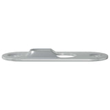 Vidaxl sleufhanger 2 pcs zilver 45 x 16 x 3.5 mm ijzer