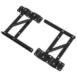 Vidaxl bed liftmechanisme 2 pcs zwart 340 x 95 x 40 mm ijzer
