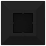 Vidaxl einddoppen 2 pcs zwart 15 x 15 x 15 mm pp