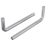 Vidaxl zeskantsleutel 2 pcs zilver 32 x 86 mm staal