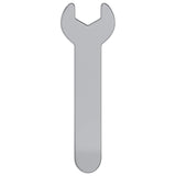 Vidaxl schroefsleutel 12 pcs zilver 10 mm ijzer