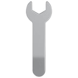 Vidaxl schroefsleutel 2 pcs zilver 13 mm ijzer