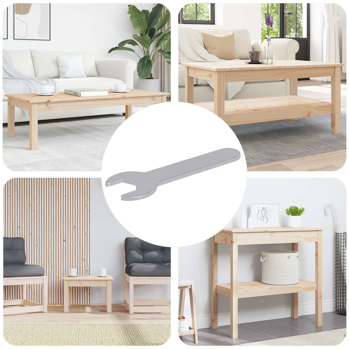 Vidaxl schroefsleutel 12 pcs zilver 13 mm ijzer