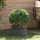 Vidaxl plantenring zwart 40 x 40 x 20 cm koudgewalst staal