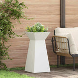 Vidaxl pilaar plantenbak 2 pcs wit 35 x 35 x 73 cm