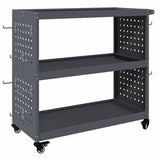 Vidaxl gereedschapswagen antraciet 75 x 35 x 73 cm koudgewalst staal