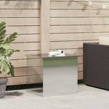 Vidaxl buitenopslagdoos zilver 55 x 50,5 x 50 cm staal