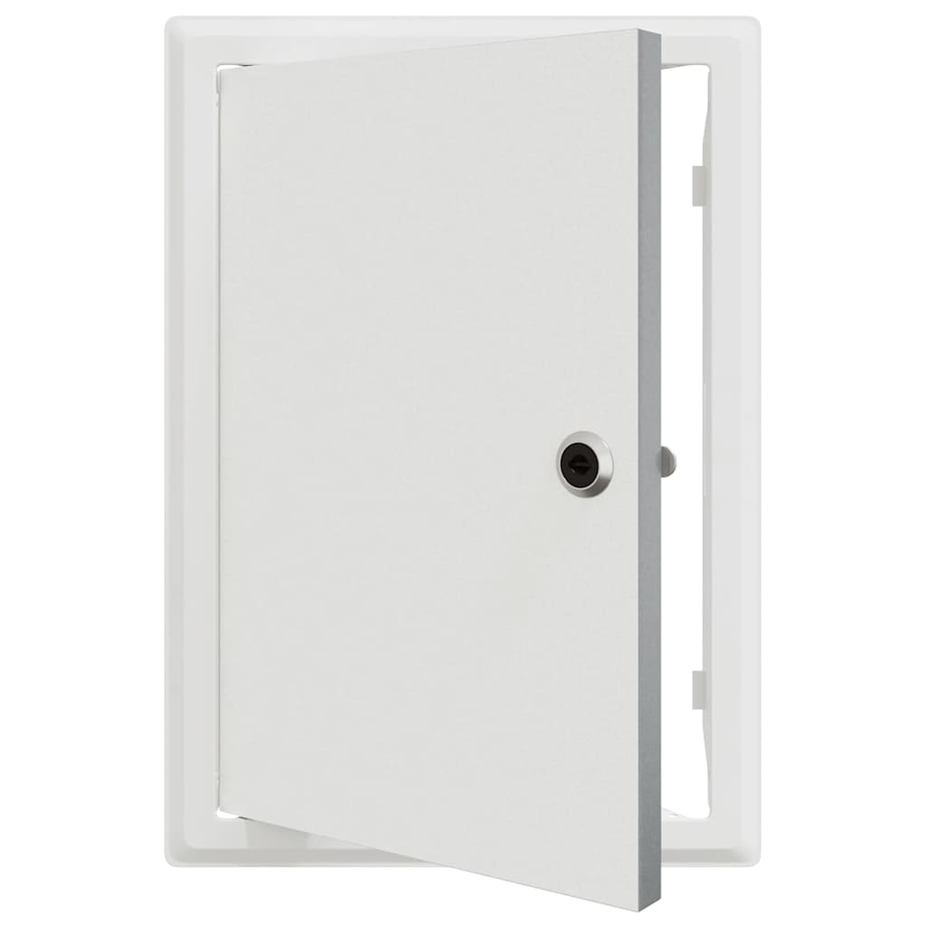 Vidaxl toegangs paneel wit 33 x 23 x 3 cm staal