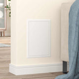 Vidaxl toegangs paneel wit 33 x 23 x 3 cm staal