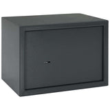 Vidaxl kluisdoos met slot donkergrijs 35 x 25 x 25 cm staal