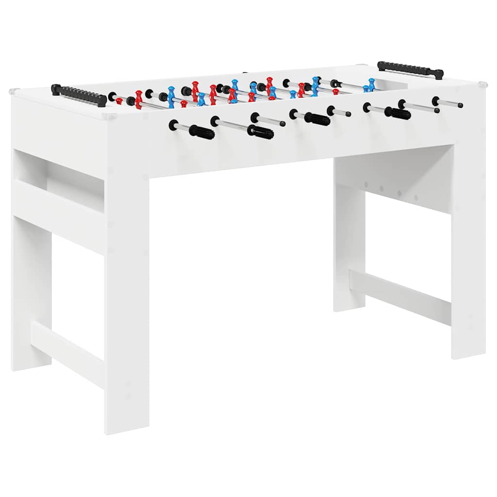 Vidaxl voetbaltafel wit 125 x 60,5 x 80 cm bewerkt hout