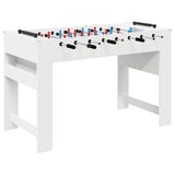 Vidaxl voetbaltafel wit 125 x 60,5 x 80 cm bewerkt hout