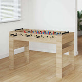 Vidaxl voetbaltafel sonoma eiken 125 x 60,5 x 80 cm bewerkt hout