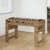 Vidaxl voetbaltafel artisan eiken 125 x 60,5 x 80 cm bewerkt hout