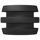 Vidaxl voetbaltafel bumpers 3 x 3 x 2 cm stang 16 pcs zwart kunststof