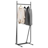 Vidaxl kledingrek zwart 62 x 48 x 158 cm staal