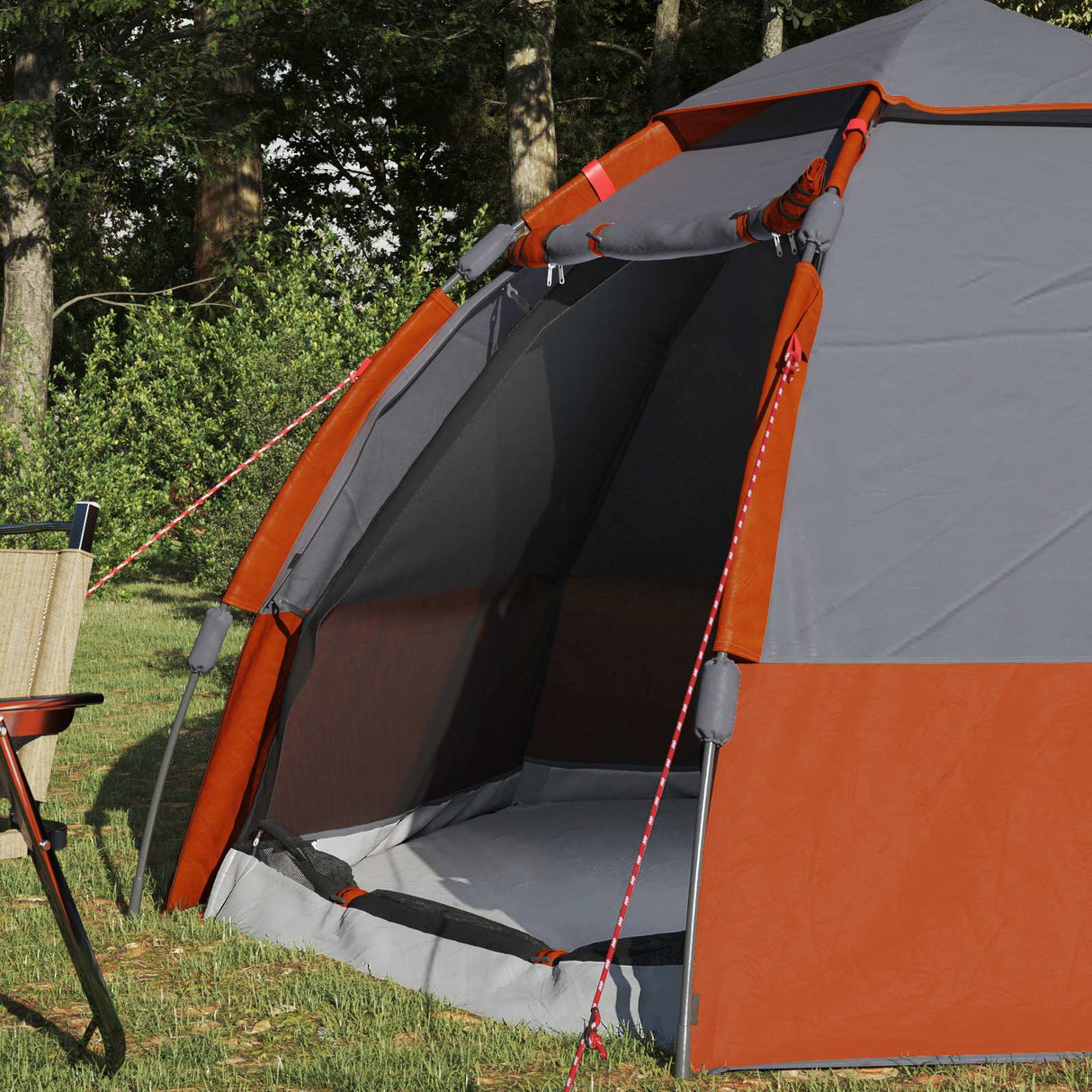 Vidaxl instant tent met regenhoes voor 4 personen met snelle release