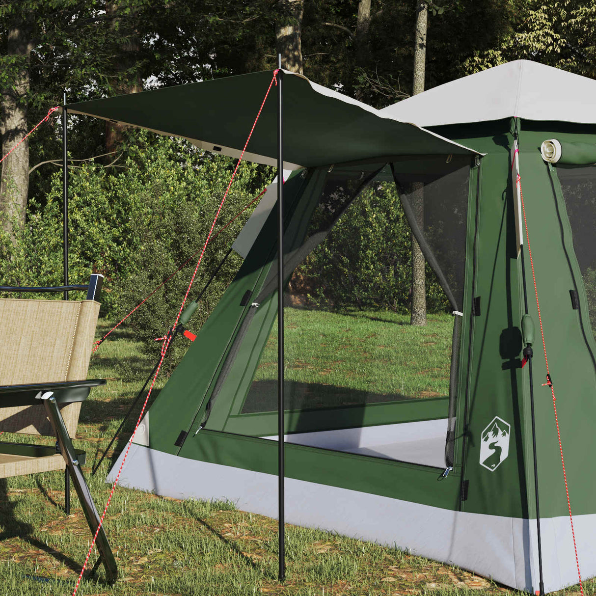 Vidaxl instant tent met regenfly voor 3 personen met snelle bevrijding