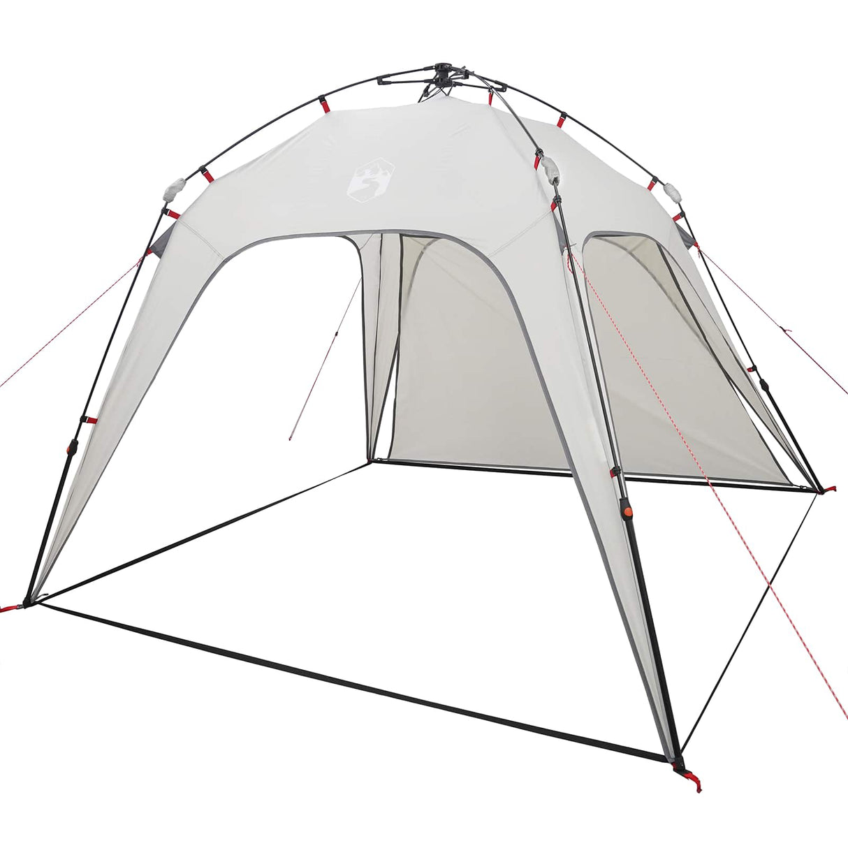 Vidaxl instant tent 4-person quick-release grijs 260 x 260 x 197 cm