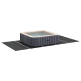 Vidaxl zwembad grondzeil zwart 550 x 280 x 0,1 cm niet-geweven stof