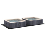 Vidaxl zwembad grondzeil zwart 820 x 420 x 0,1 cm niet-geweven stof