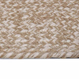 Vidaxl vloerkleden rechthoekig natuurlijk en wit 160 x 230 cm jute
