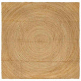 Vidaxl vloerkleden vierkant bruin 240 x 240 cm jute