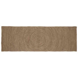 Vidaxl vloerkleden rechthoekig grijs 60 x 200 cm jute