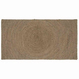 Vidaxl vloerkleden rechthoekig grijs 100 x 200 cm jute