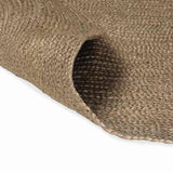 Vidaxl vloerkleden ovaal grijs 122 x 183 cm jute