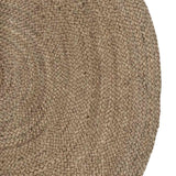Vidaxl vloerkleden ovaal grijs 205 x 305 cm jute