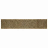 Vidaxl vloerkleed natuurlijk en zwart 80 x 400 cm jute