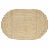 Vidaxl vloerkleed natuurlijk en wit 152 x 245 cm jute