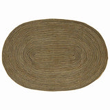 Vidaxl vloerkleed natuurlijk en zwart 205 x 305 cm jute