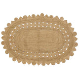 Vidaxl tapijt bruin 205 x 305 cm jute
