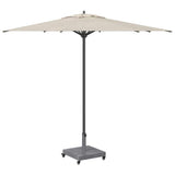 Vidaxl parasolvoet donkergrijze houtlook 45 x 45 x 31,5 cm