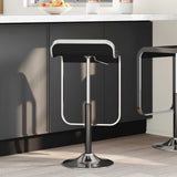 Vidaxl kantoorstoel gascilinder zwart 505-720 mm ijzer