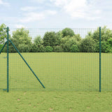 Vidaxl afrasteringspaal 2 pcs groen poedergecoat staal