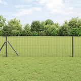 Vidaxl afrasteringspaal 2 pcs grijs 60 cm poedergecoat staal