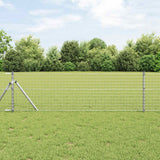 Vidaxl afrasteringspaal 2 pcs zilver 120 cm poedergecoat staal