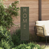 Vidaxl tuin privacy screen olijfgroen 32 x 140 cm koudgewalst staal