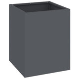 Vidaxl tuin bloempot antraciet 32 x 32 x 40 cm koudgewalst staal