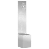 Vidaxl tuin privacy screen zilver 32 x 140 cm gegalvaniseerd staal