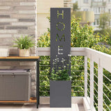 Vidaxl tuin privacy screen fretwerk antraciet 32 x 32 x 150 cm