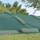 Vidaxl siloafdekking groen 24 x 5 m hdpe