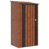 Vidaxl tuinhuisjes bruin 103 x 86 x 200 cm metaal