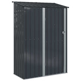 Vidaxl tuinhuisjes antraciet 140,5 x 74 x 200 cm metaal