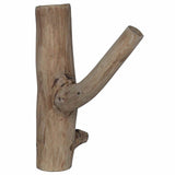 Vidaxl haak bruin 4 x 4 x 14 cm massief gerecycled hout