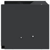 Vidaxl kogel trap box zwart 29 x 22 x 20 cm staal
